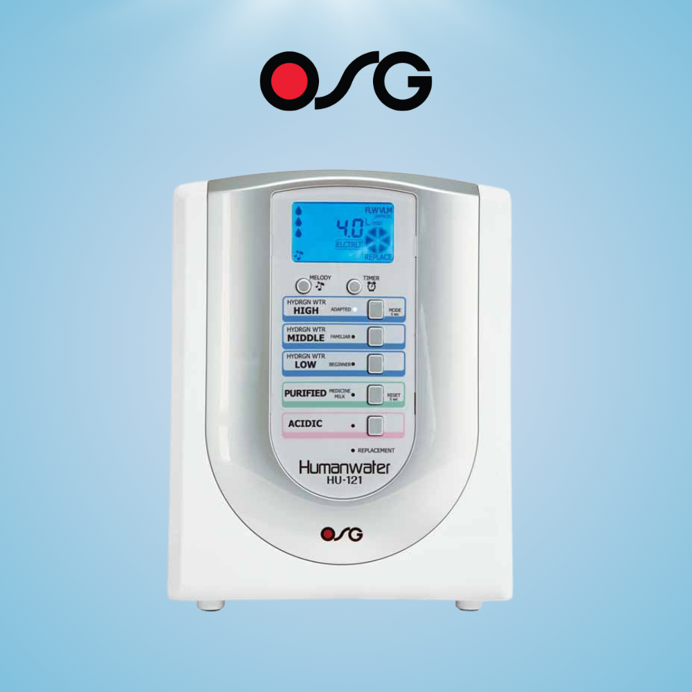 Máy Lọc Nước Ion Kiềm Nhật Bản OSG Human Water HU-121